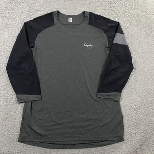 Rapha Trail 3/4 Sleeve Jersey Mens Large Performance Cycling Shirt Quick Dry